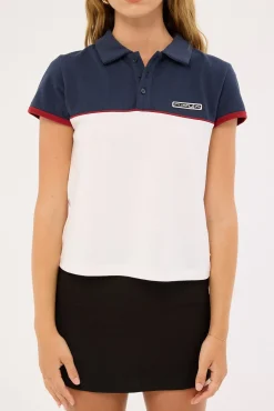 Insert Dad Joke Baby Polo Tee Multi