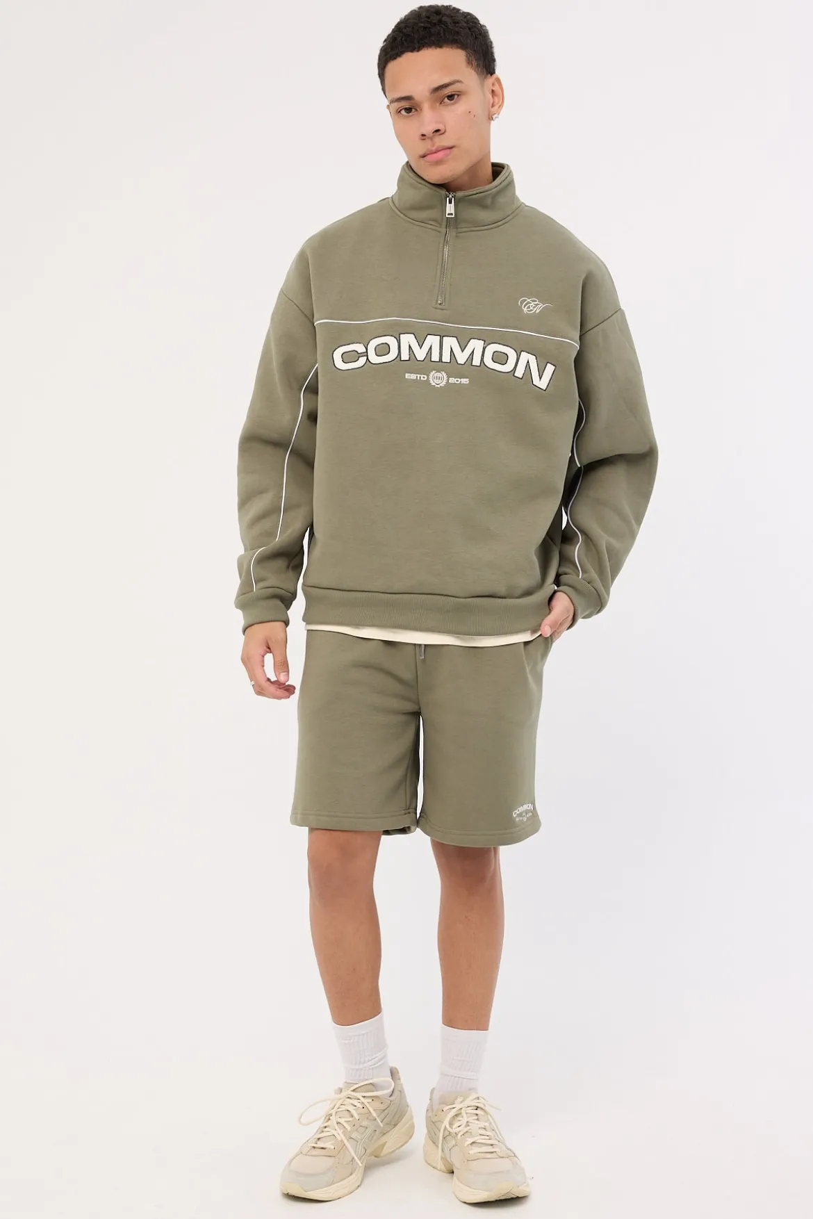 Intermission Sweat Short Olive Green