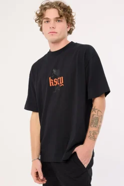 Intertwined Street Tee Anthracite Black