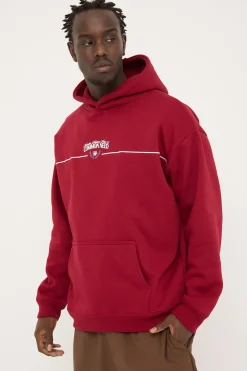 Invincible Boxy Hoodie Bordeaux