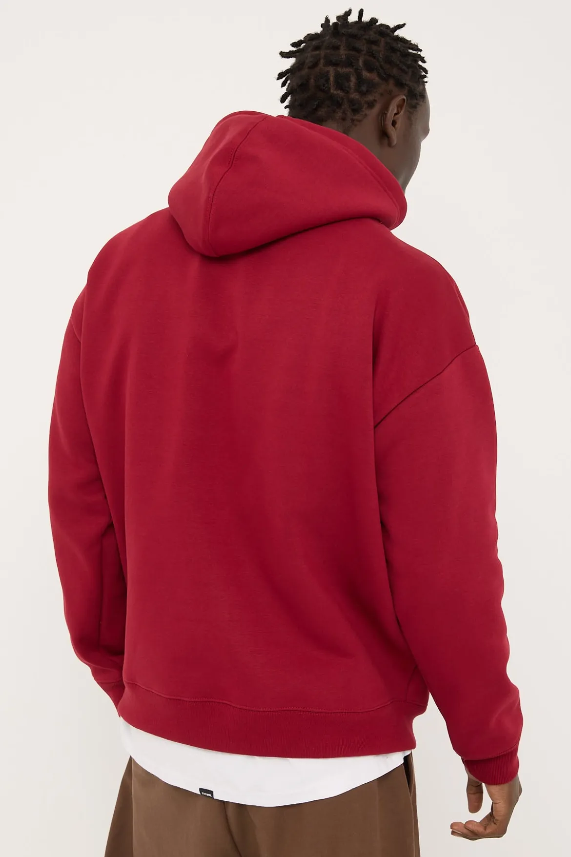 Invincible Boxy Hoodie Bordeaux