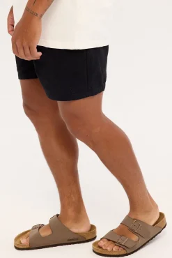 Island Linen Short Black