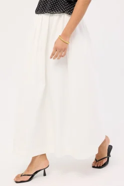 Isley Maxi Skirt White
