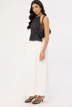 Isley Maxi Skirt White