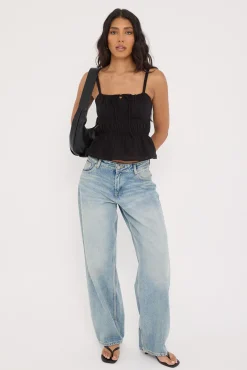 Isoli Cotton Top Black