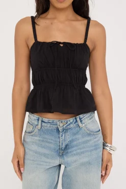 Isoli Cotton Top Black