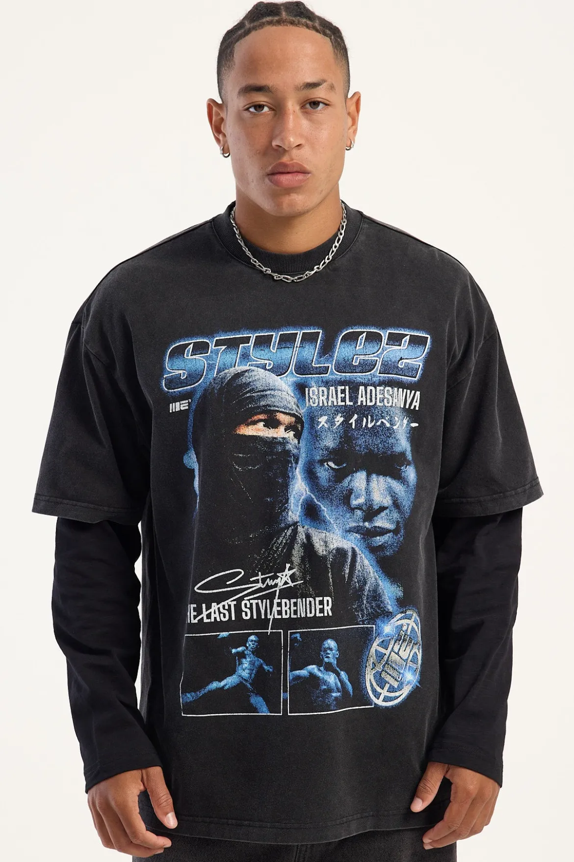 Israel Adesanya Fortify Your Mind Vintage Tee Black
