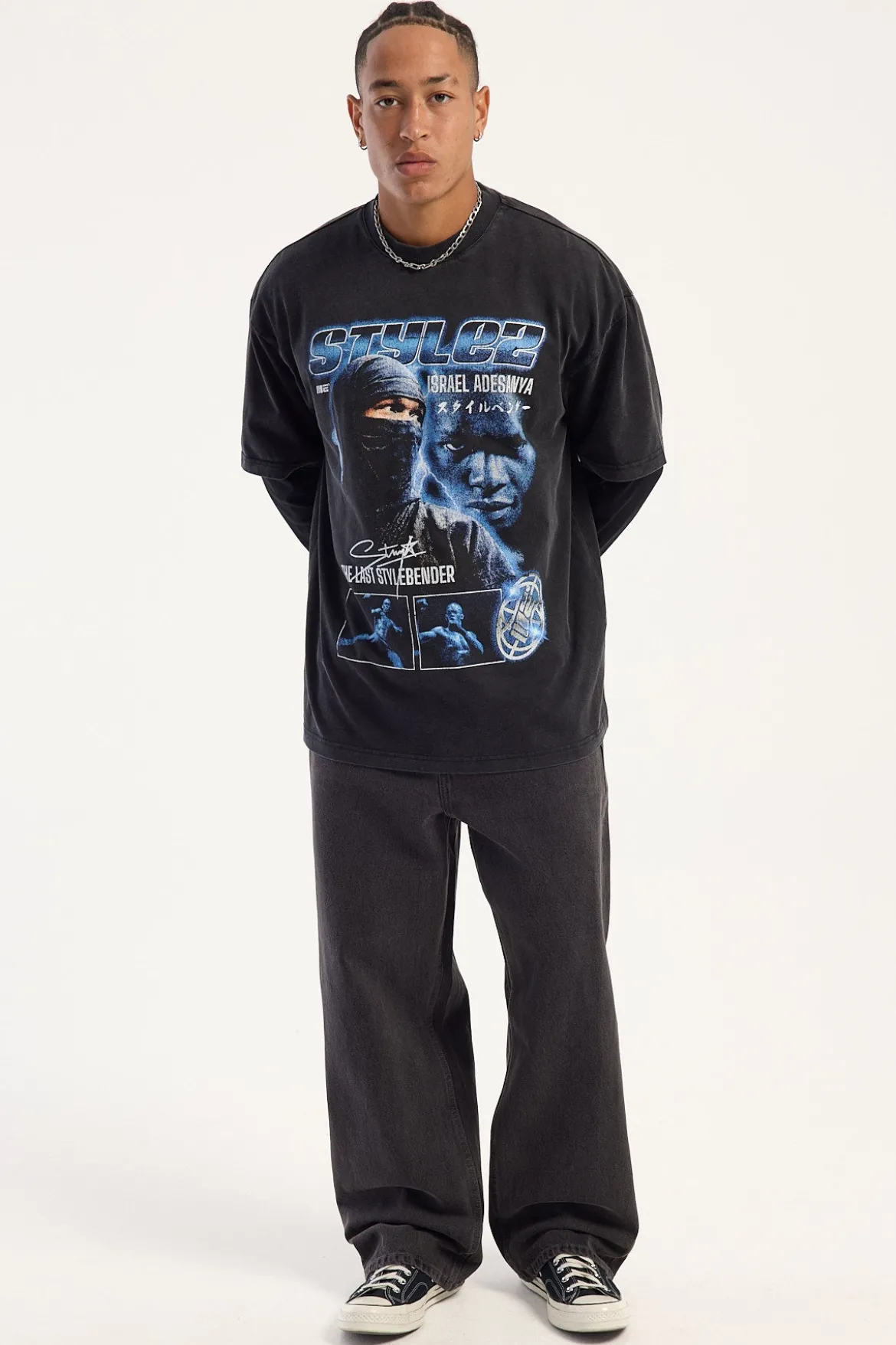 Israel Adesanya Fortify Your Mind Vintage Tee Black