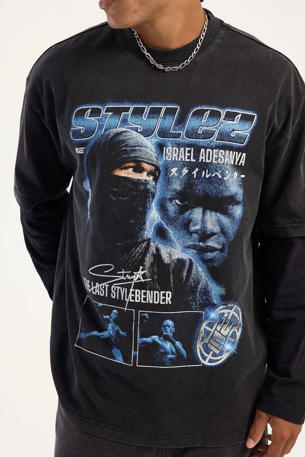 Israel Adesanya Fortify Your Mind Vintage Tee Black