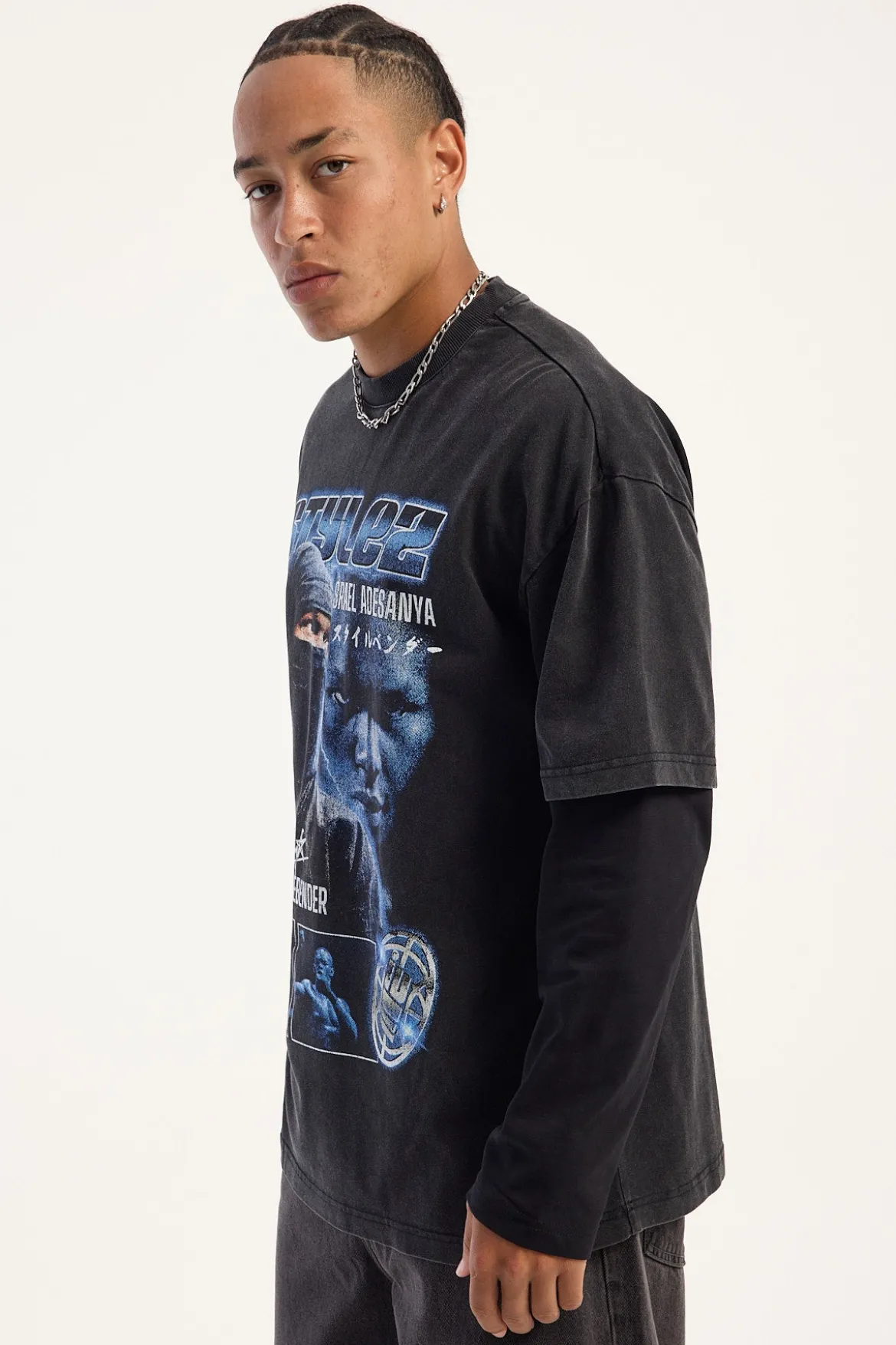 Israel Adesanya Fortify Your Mind Vintage Tee Black