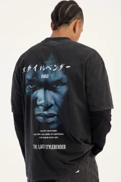 Israel Adesanya Fortify Your Mind Vintage Tee Black