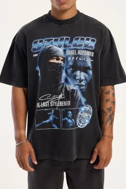 Israel Adesanya Fortify Your Mind Vintage Tee Black