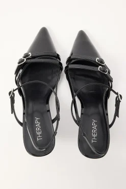 Jackpot Heel Black Patent Black
