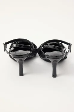 Jackpot Heel Black Patent Black