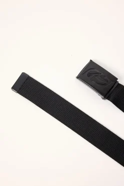 Jagged Webbing Belt Black