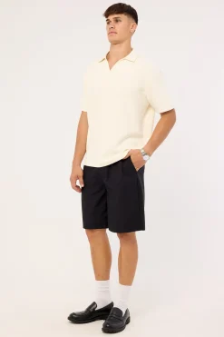 Jaxon Baggy Tailored Short Black