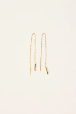 Jayne Threader Earrings Gold
