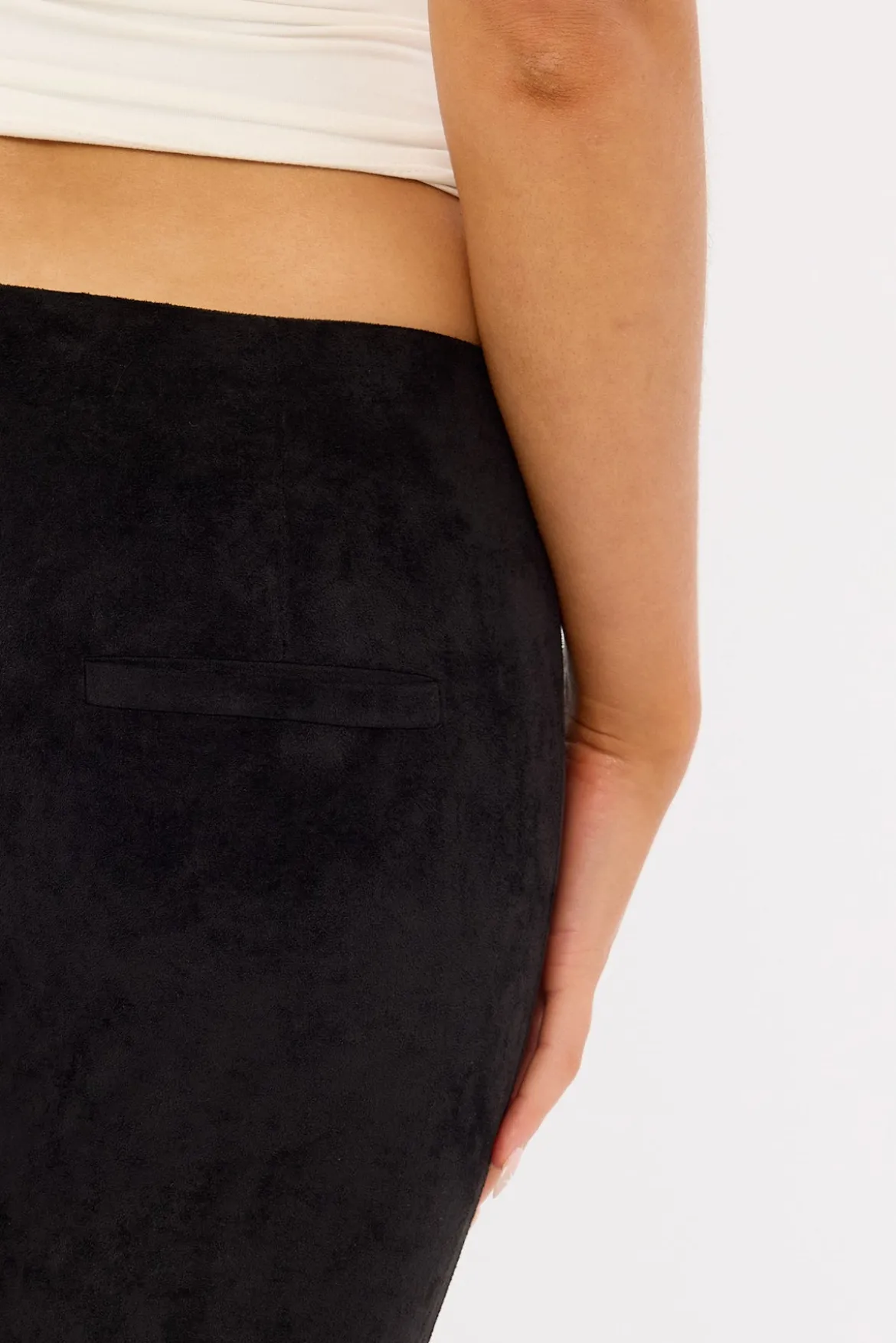Jelly Pant Suede Black
