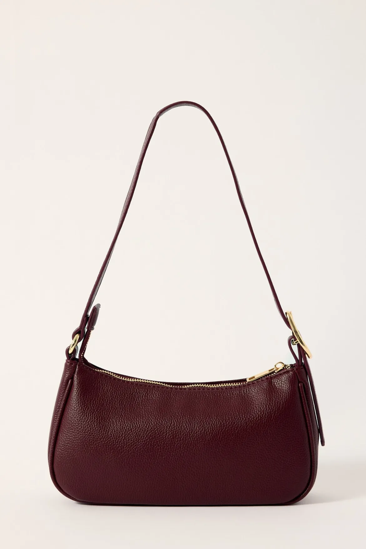 JESABEL SHOULDER BAG Burgundy Pebble