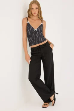 Jet Class Mid Rise Pants Black