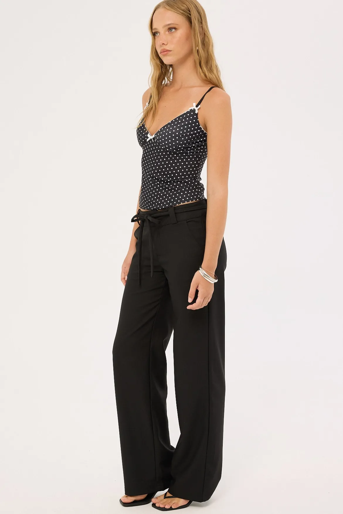 Jet Class Mid Rise Pants Black