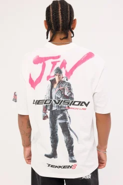 Jin Graffiti Street Super Heavy Tee White