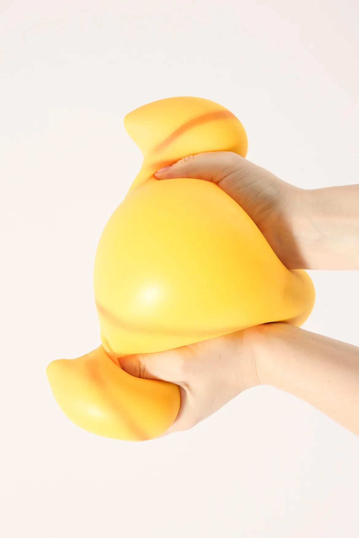 Jumbo Squish Croissant Yellow