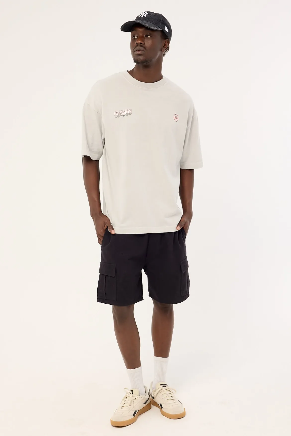 Jungle Relaxed Cargo Short Black