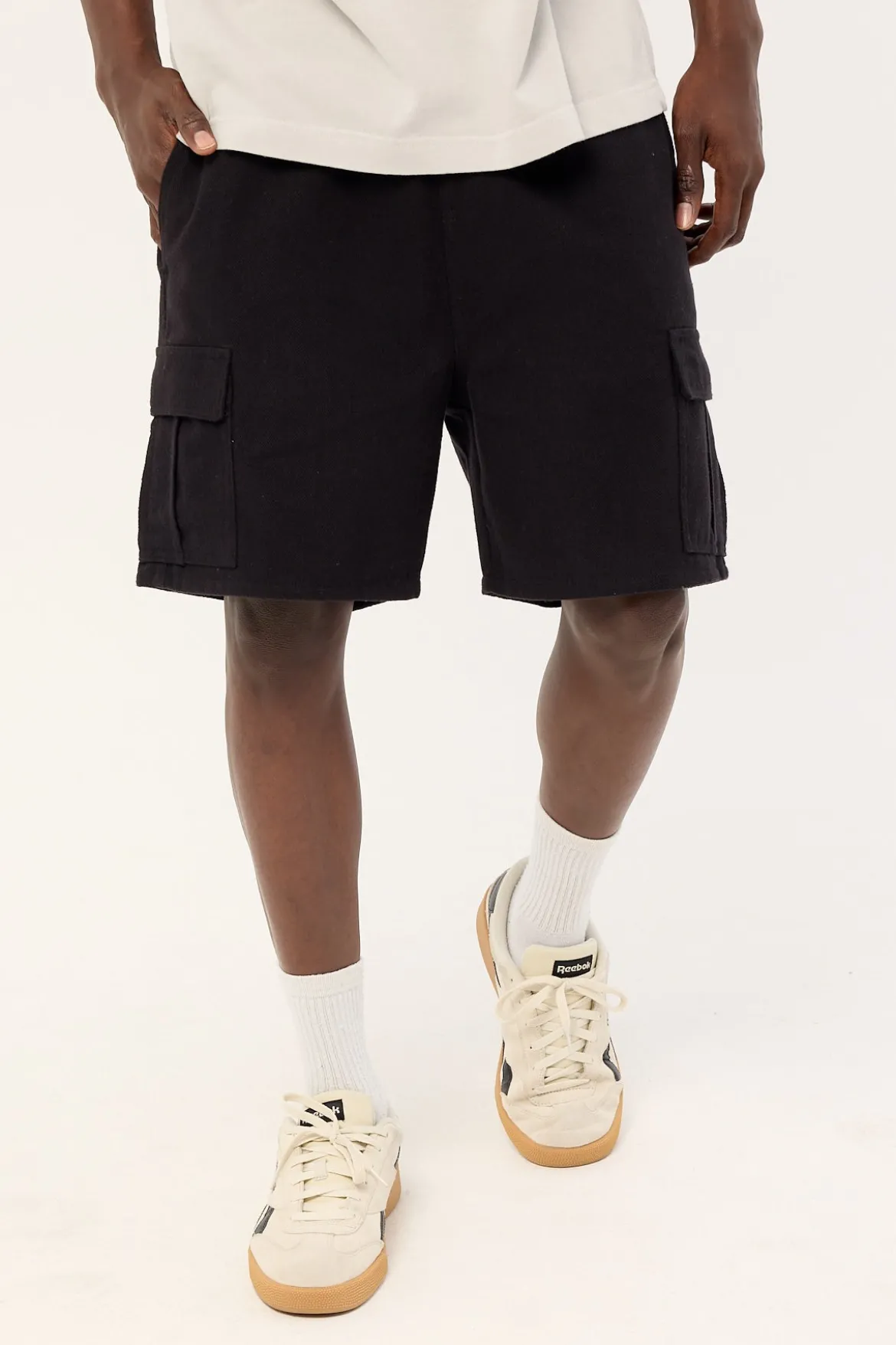 Jungle Relaxed Cargo Short Black