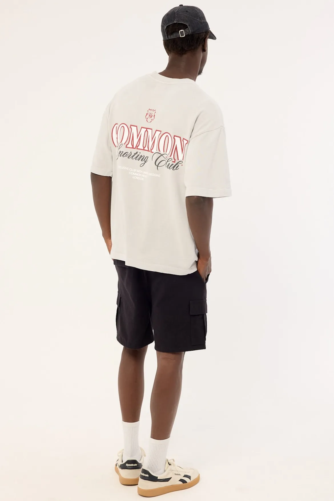 Jungle Relaxed Cargo Short Black