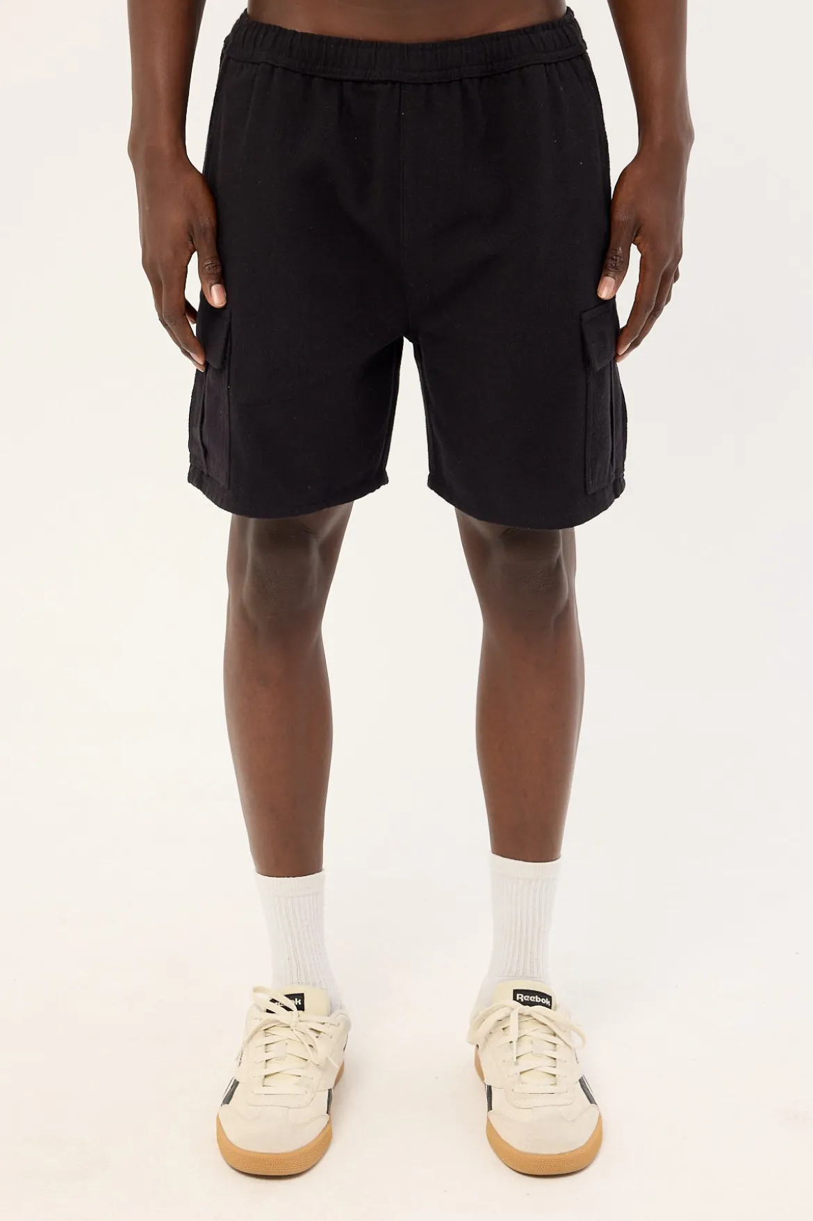 Jungle Relaxed Cargo Short Black