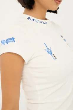 Kamen Baby Tee White / Blue