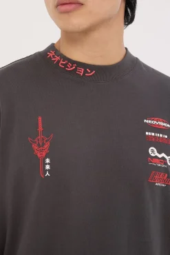 Kamen Oversize Super Heavy Tee Washed Black