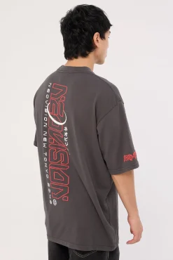Kamen Oversize Super Heavy Tee Washed Black