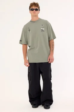Kamen Oversize Super Heavy Tee Washed Basil