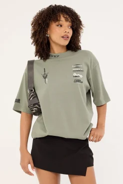 Kamen Oversize Super Heavy Tee Washed Basil