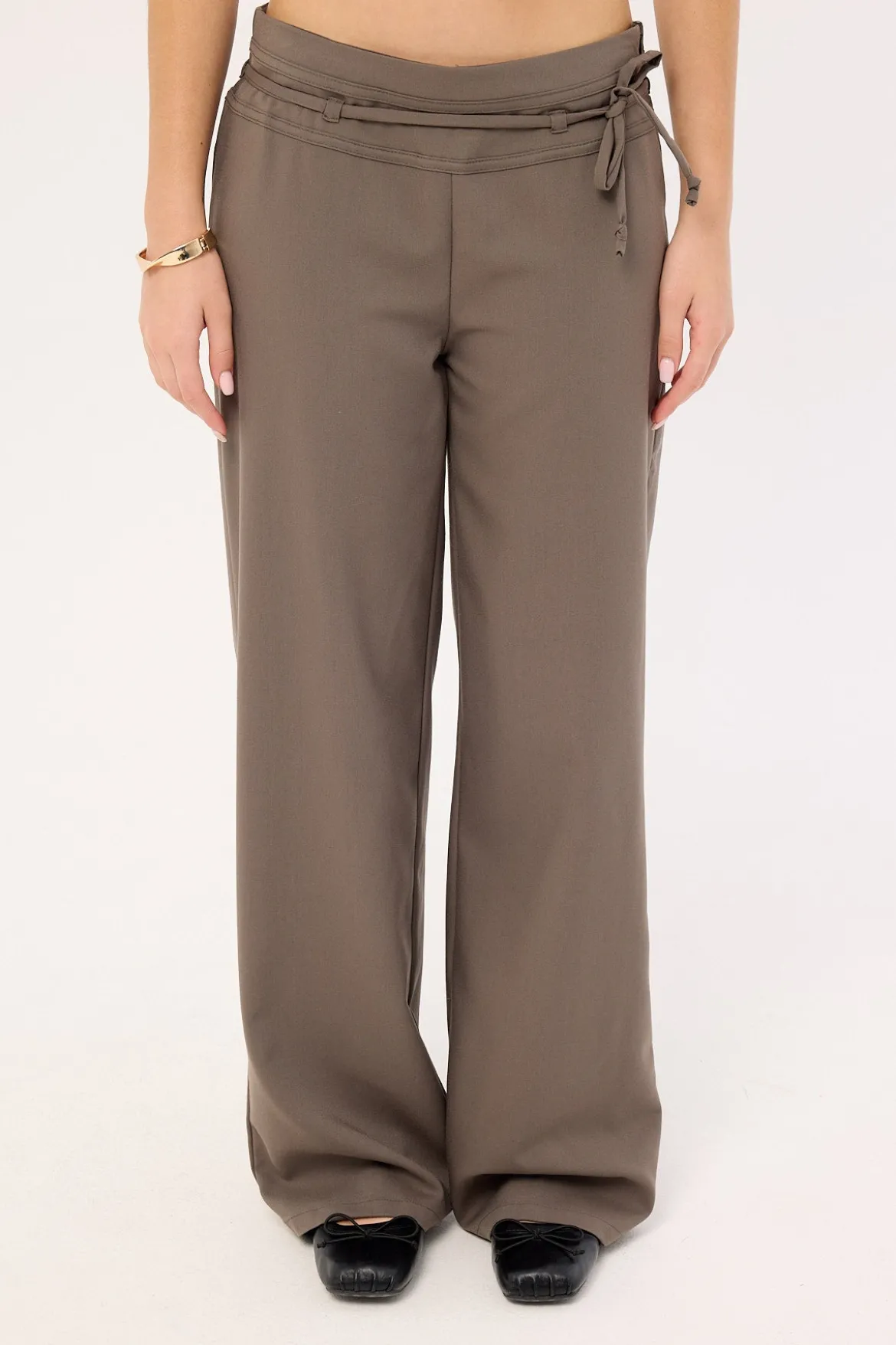 Kasey Low Rise Pant Grey