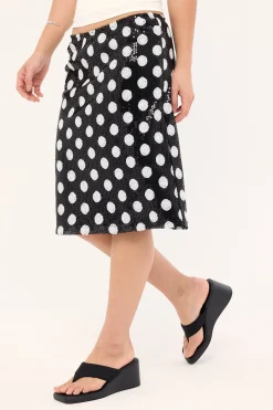 Kavivi Skirt Polka Sequin Monochrome
