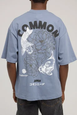 Kawa Heavyweight Easy Tee Dusty Blue