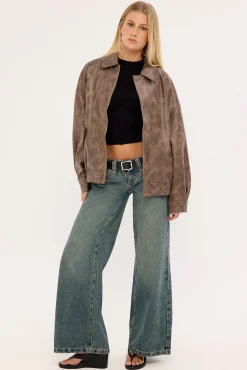Kenny Bomber Brown Vintage