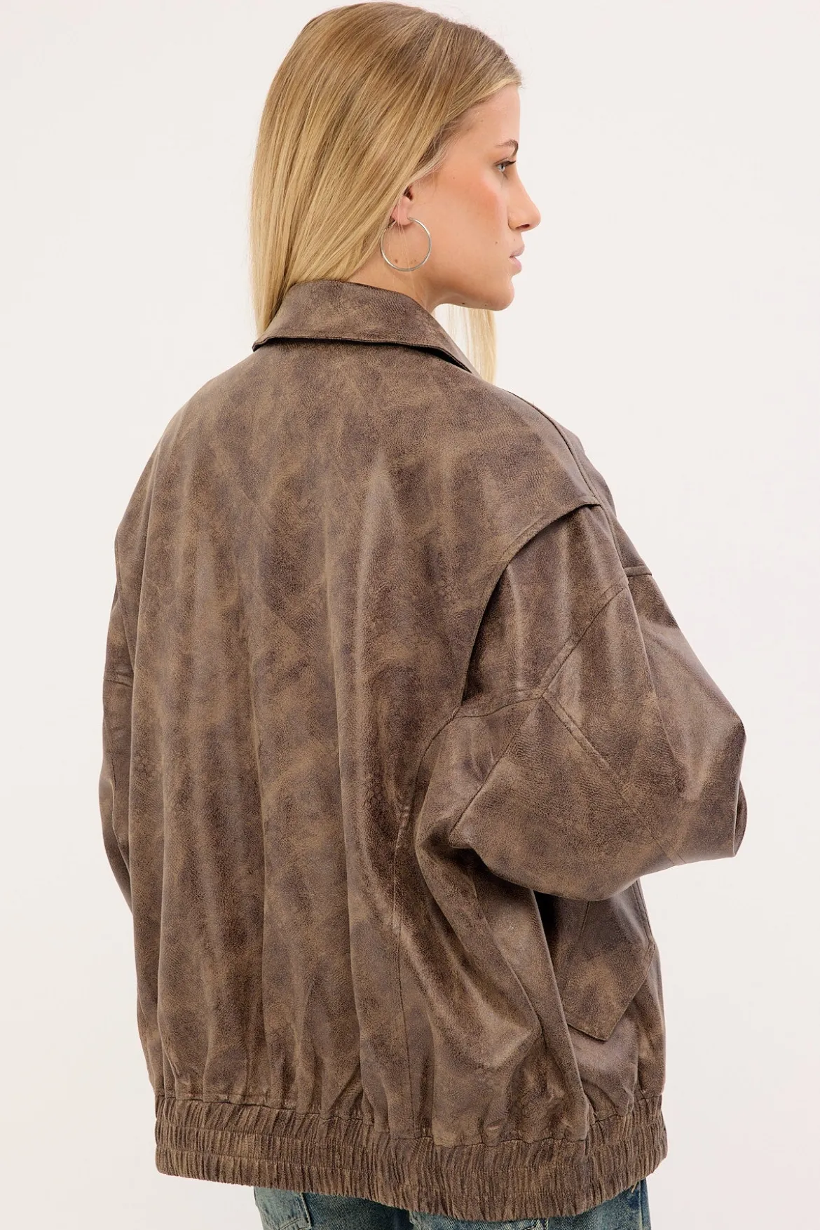 Kenny Bomber Brown Vintage