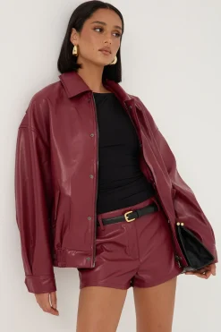 Kenny Bomber Burgundy