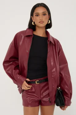 Kenny Bomber Burgundy