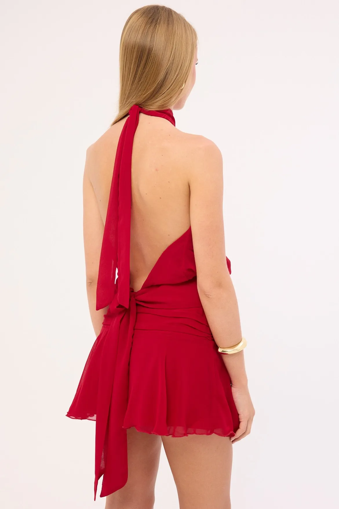 Kera Halter Top Red