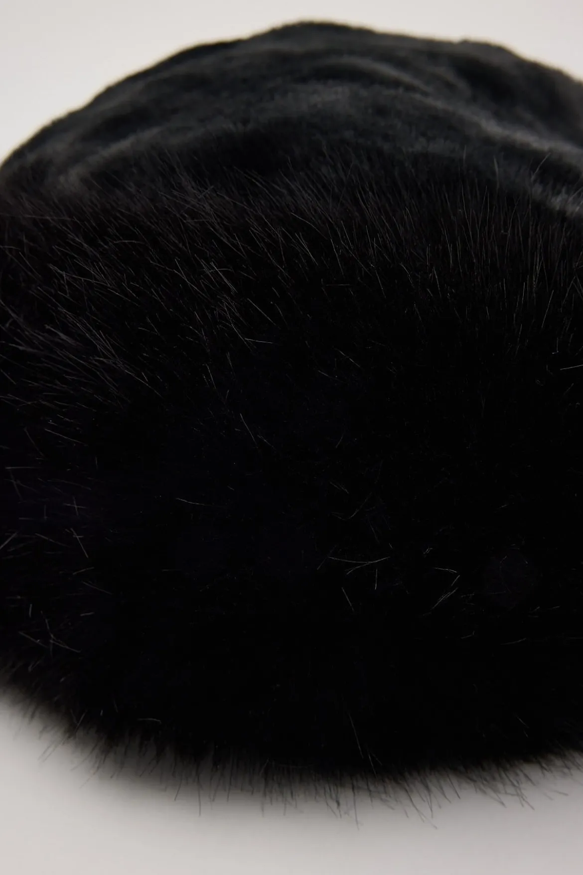 Kiki Faux Fur Hat Black