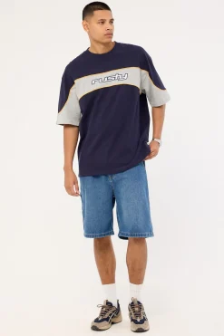 Kinetic Heavy Tee Navy Blue