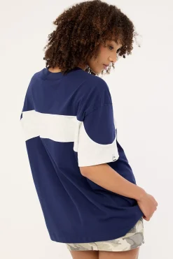 Kinetic Oversize Tee Navy Blue