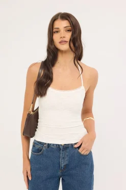 Kiya Lace Top White