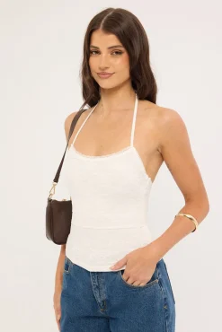 Kiya Lace Top White