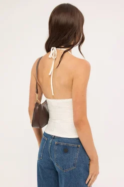 Kiya Lace Top White
